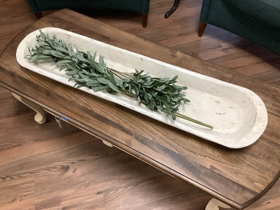 Bella wood dough bowl