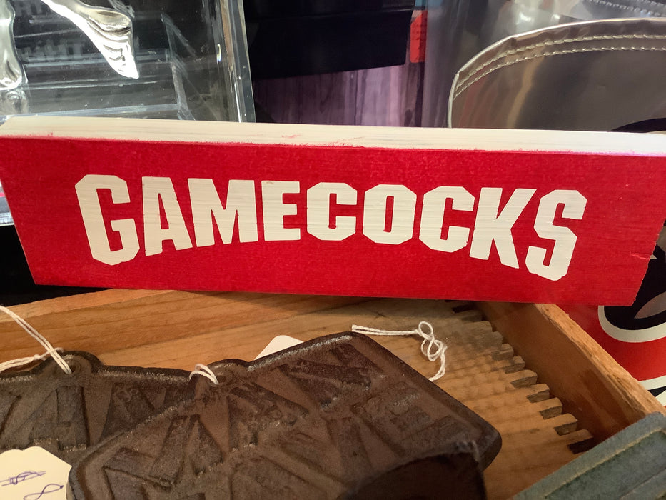 Wood sign Gamecocks