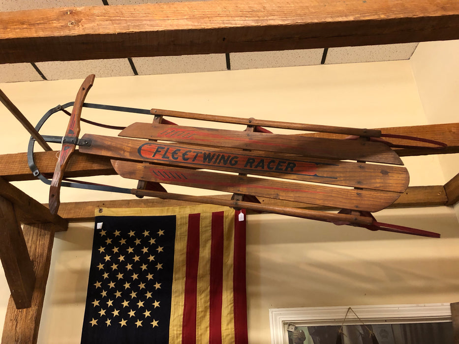Vintage Fleet wing racer sled