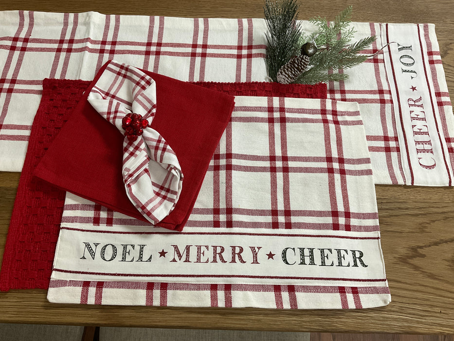 Yuletide cheer napkin