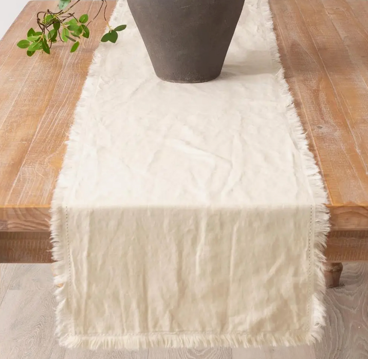 Table Runner - Stonewashed Linen