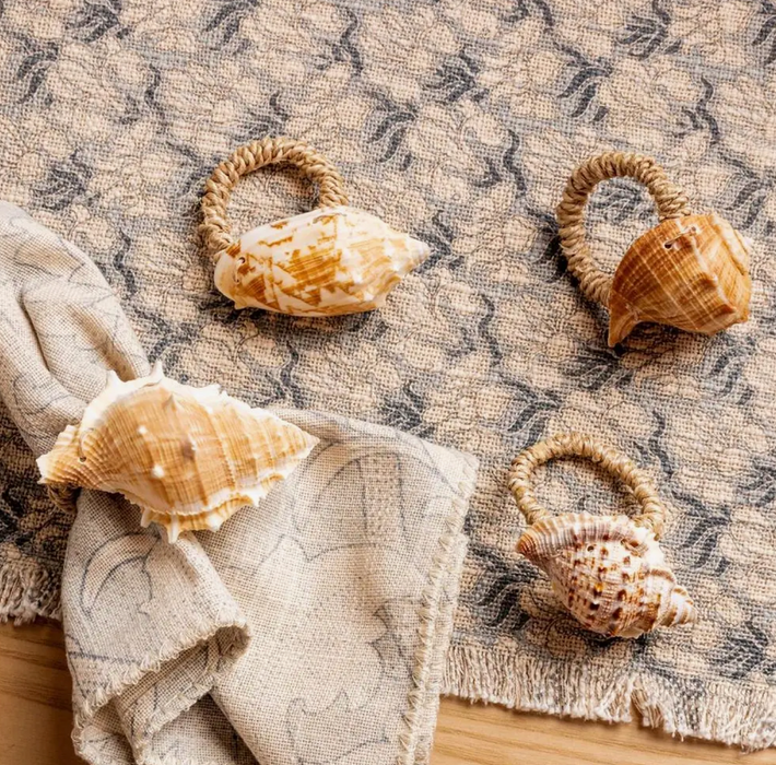 Napkin ring - natural sea shell