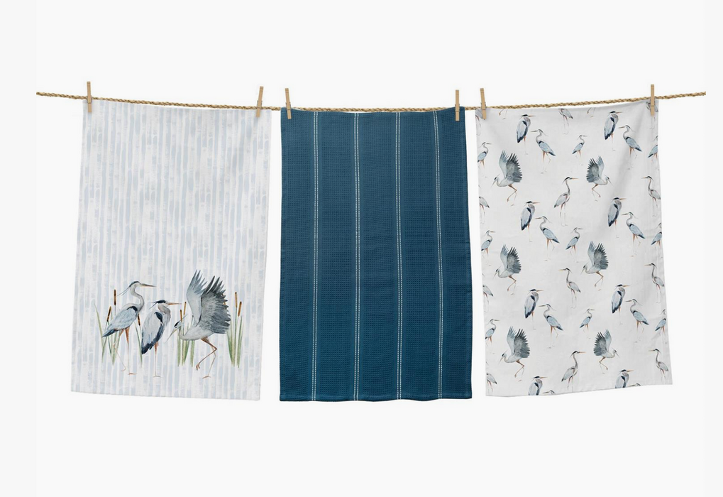 Tea towels - Blue Heron