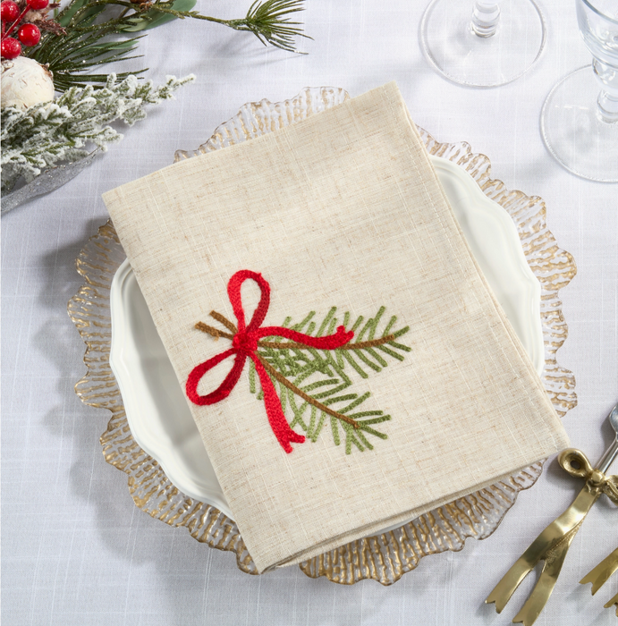 Cloth Napkin - Pine Branch