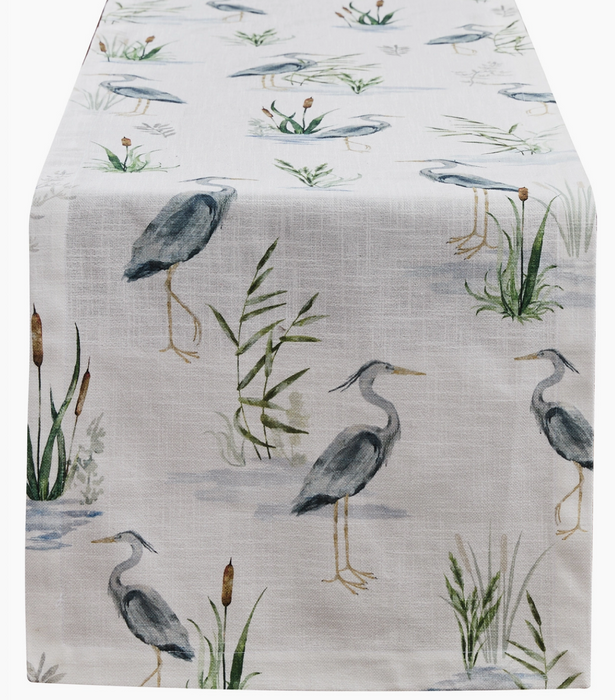 Table runner- Blue Heron