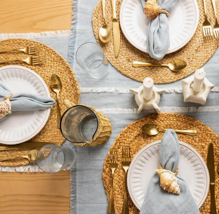 Table Runner - Soft Blue