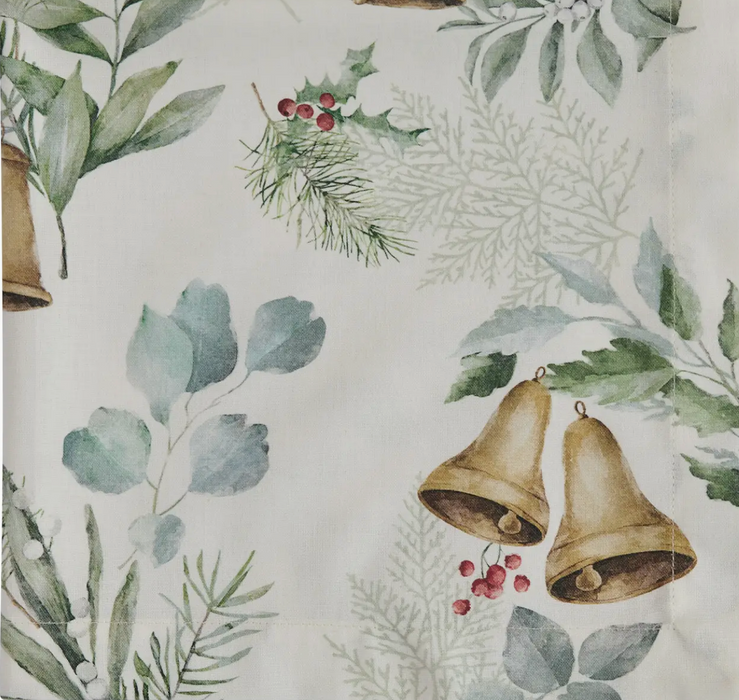 Cloth napkin - Bells of Christmas
