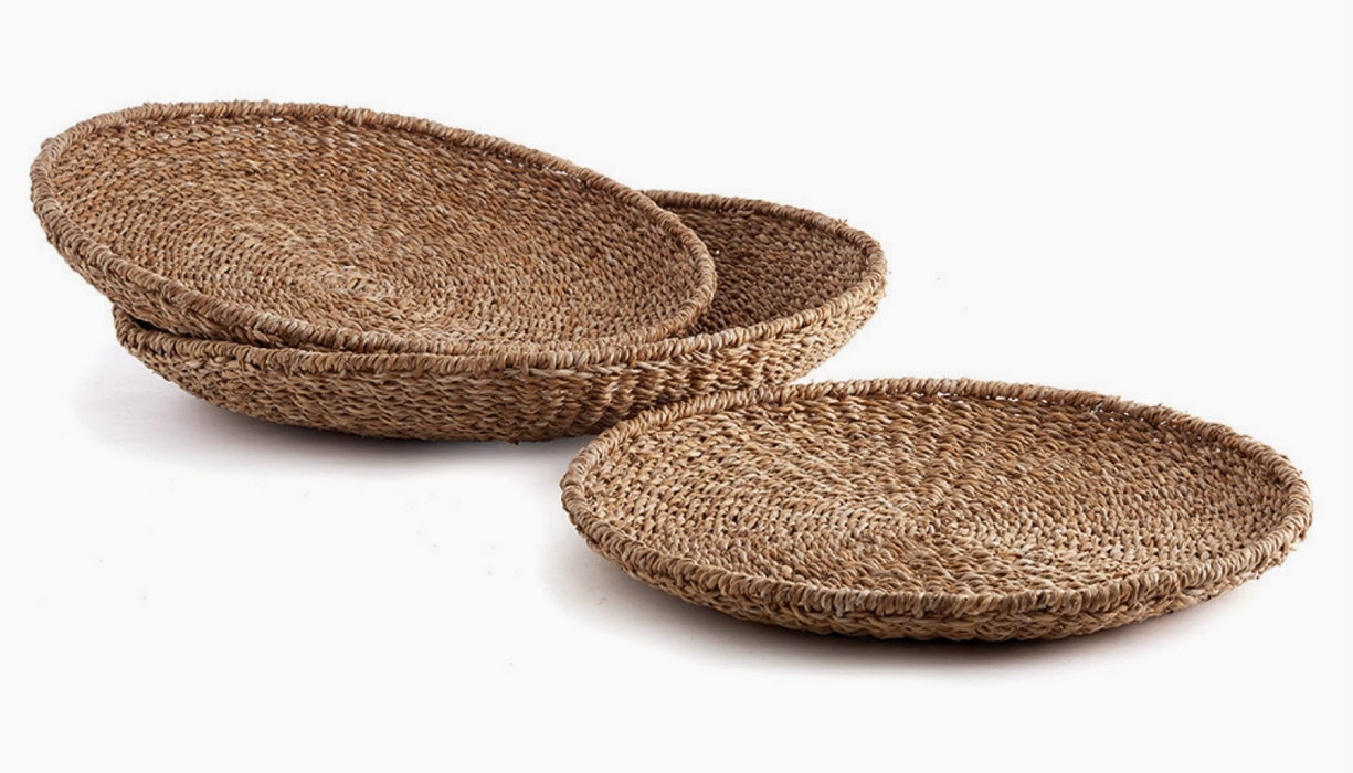 Seagrass Round Tray