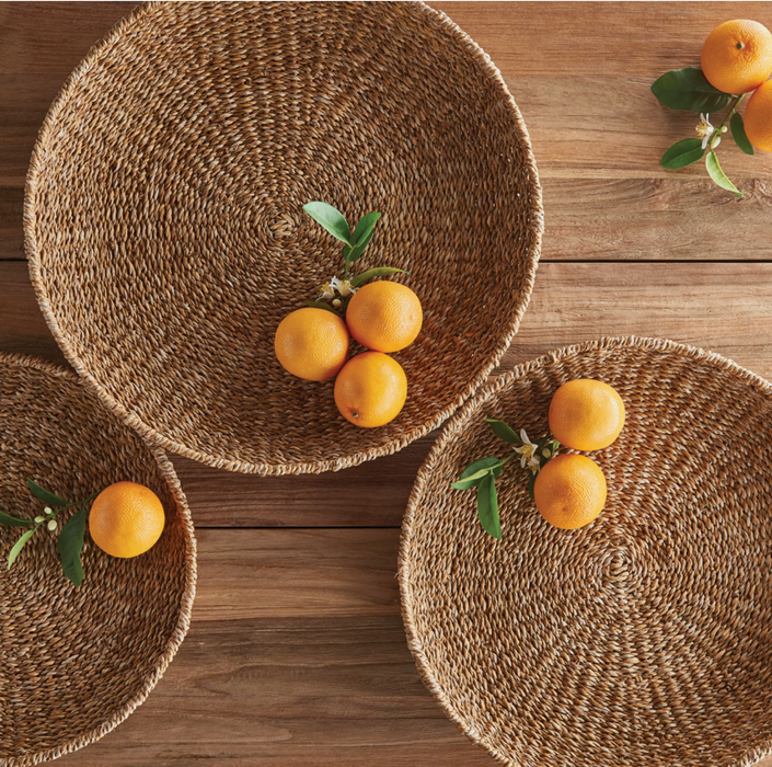 Seagrass Round Tray