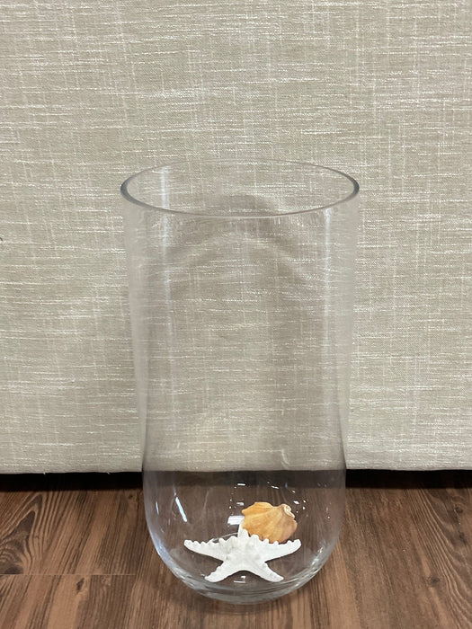 Large glass vase