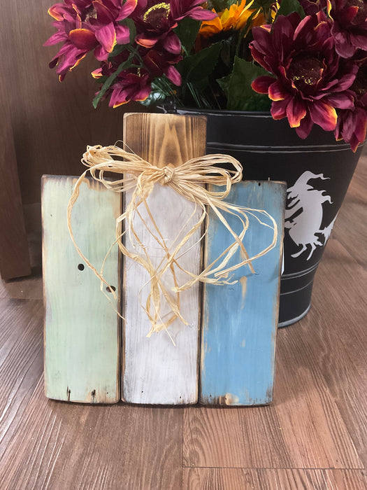 Standing Wooden Pumpkin