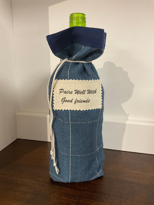 Fabric Wine Bag-Pairs Well