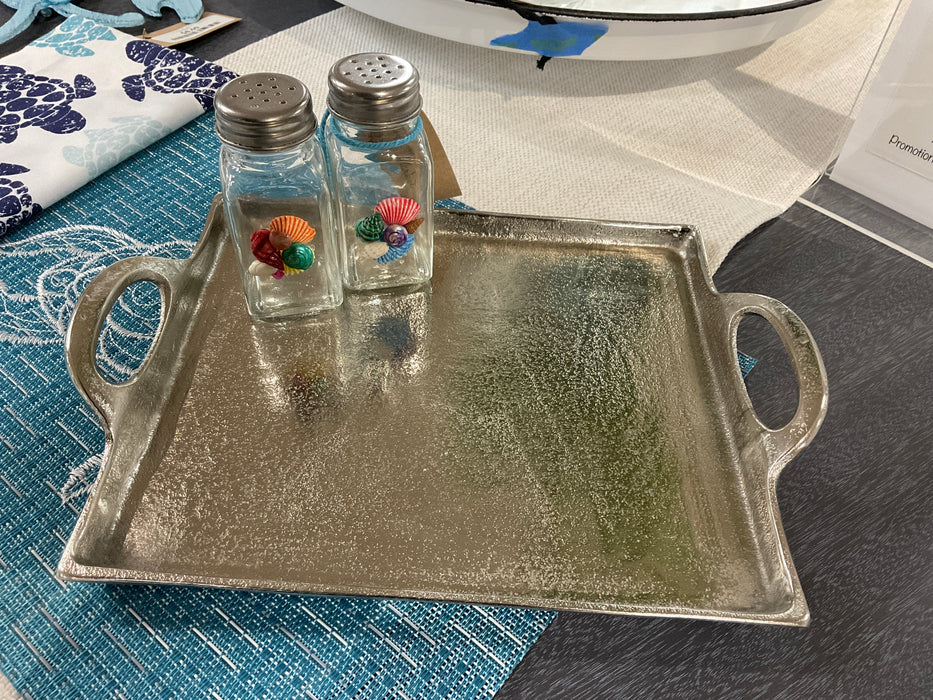 Aluminum Silver Tray