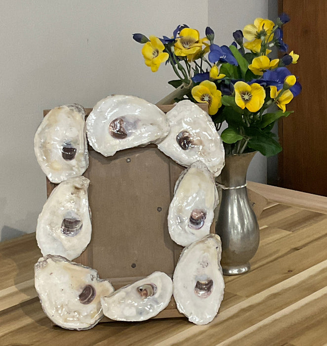 Photo Frame - oyster shells