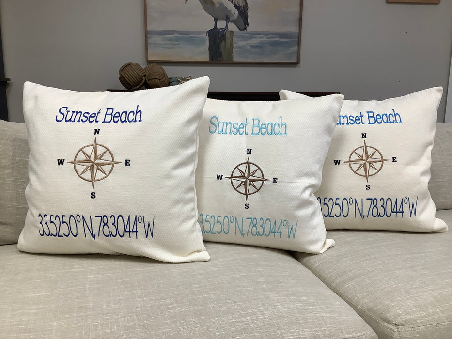 Throw pillow - Sunset Beach 20”