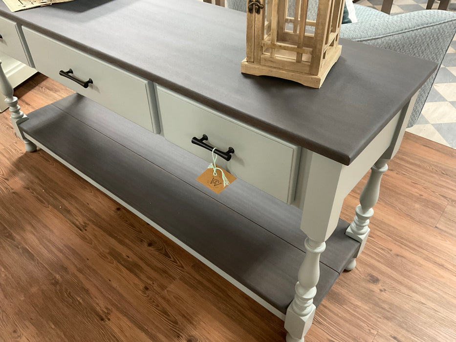 Mason sofa table - Sapele
