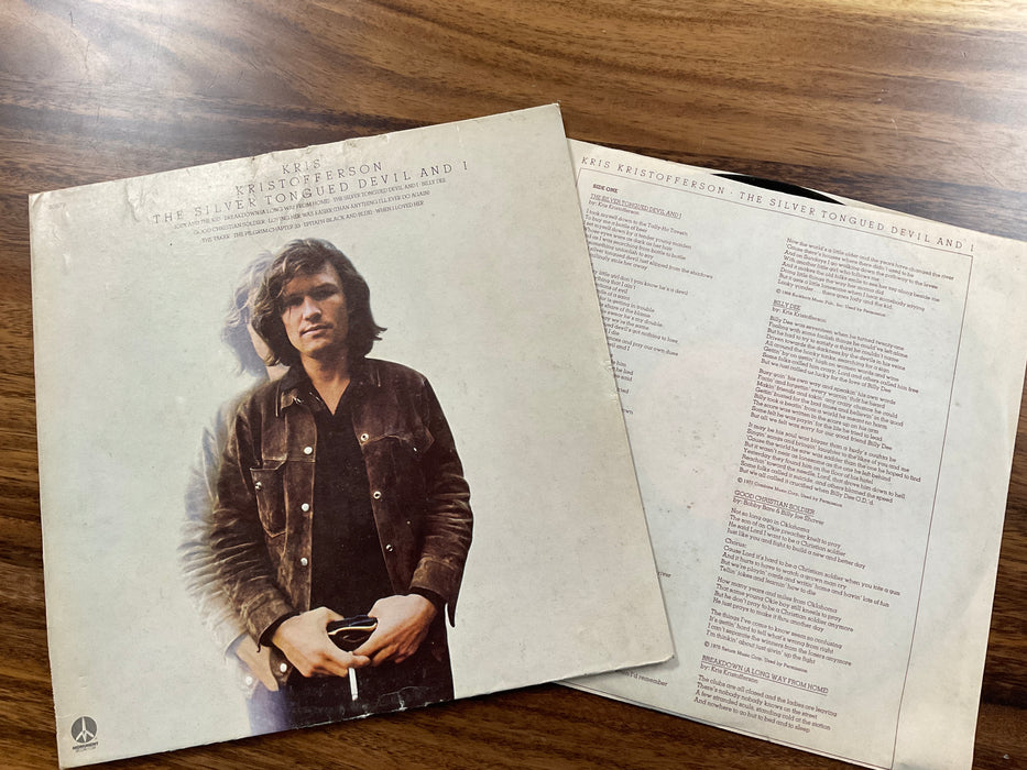 Kris Kristofferson -The Silver Tongued Devil and I LP