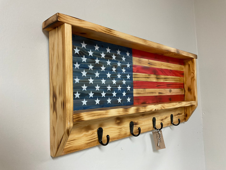 Flag hook rack
