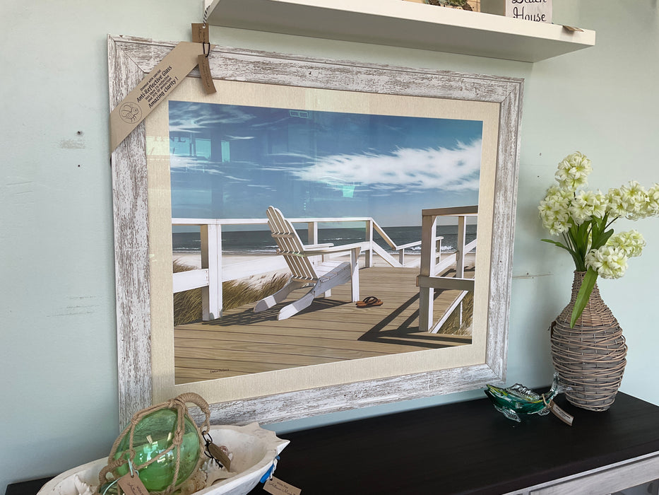 Sun Deck framed print