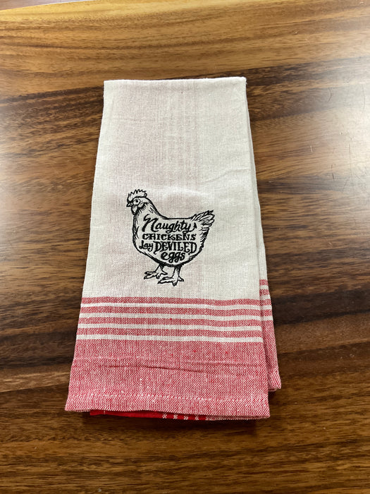 Dish towel - naughty chicken