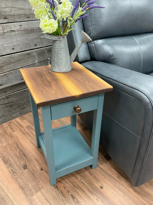 Inkster end table - Walnut top