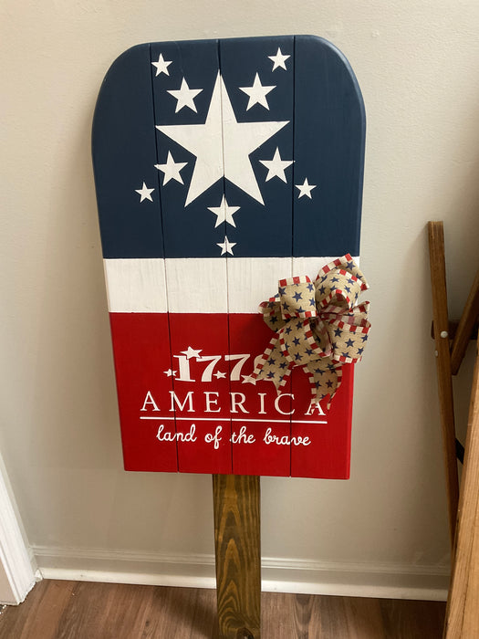 Patriotic Popsicle Sign