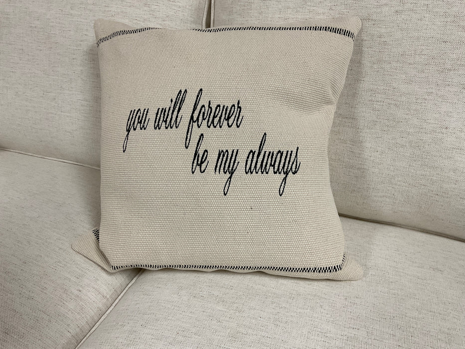 Throw pillow - my always