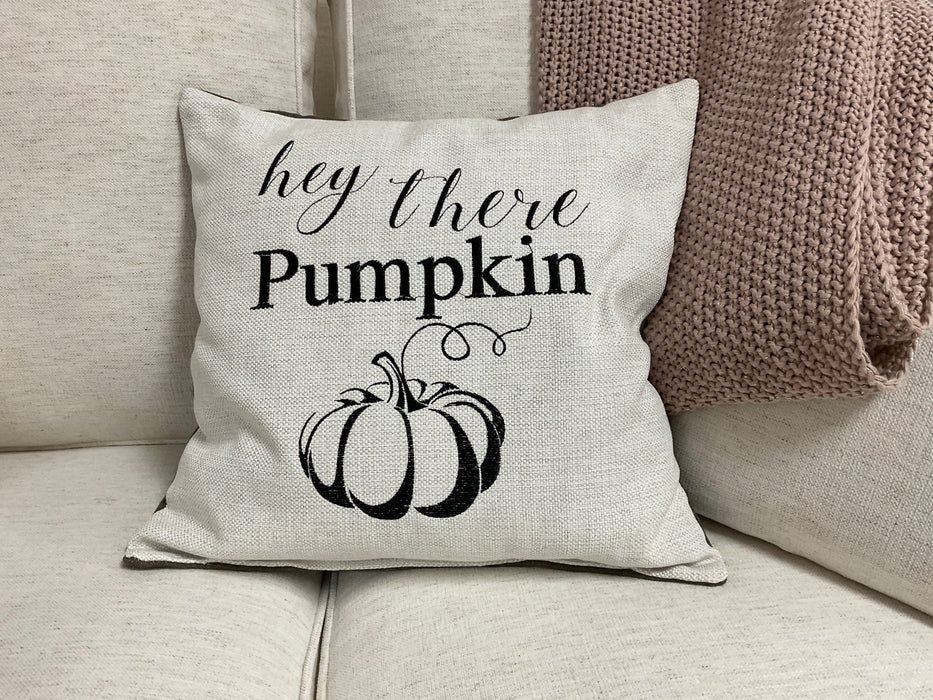 Throw pillow-Hey there