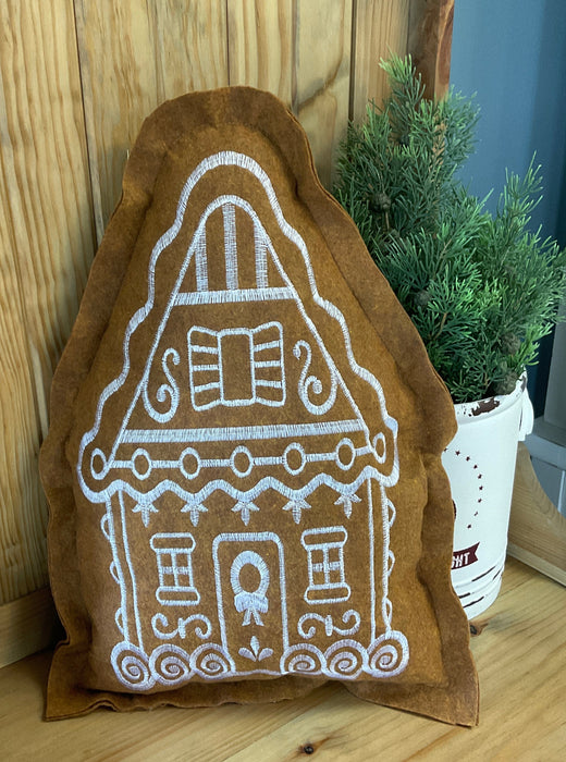 Gingerbread pillow - House