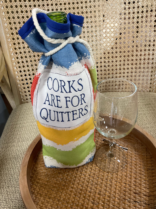 Wine Bag - Corks are for Quitters