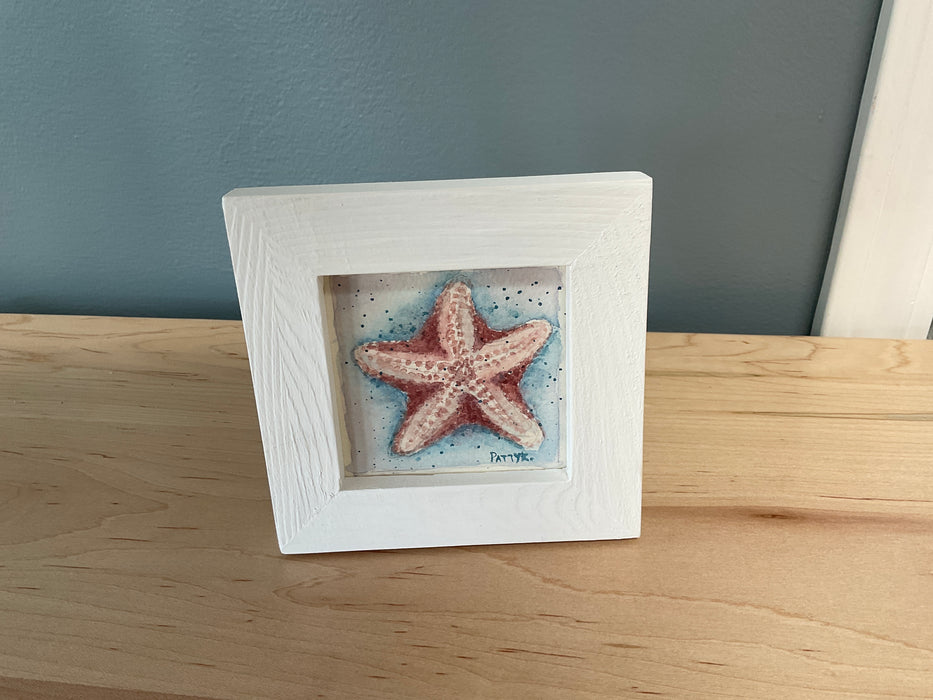 Framed watercolor picture