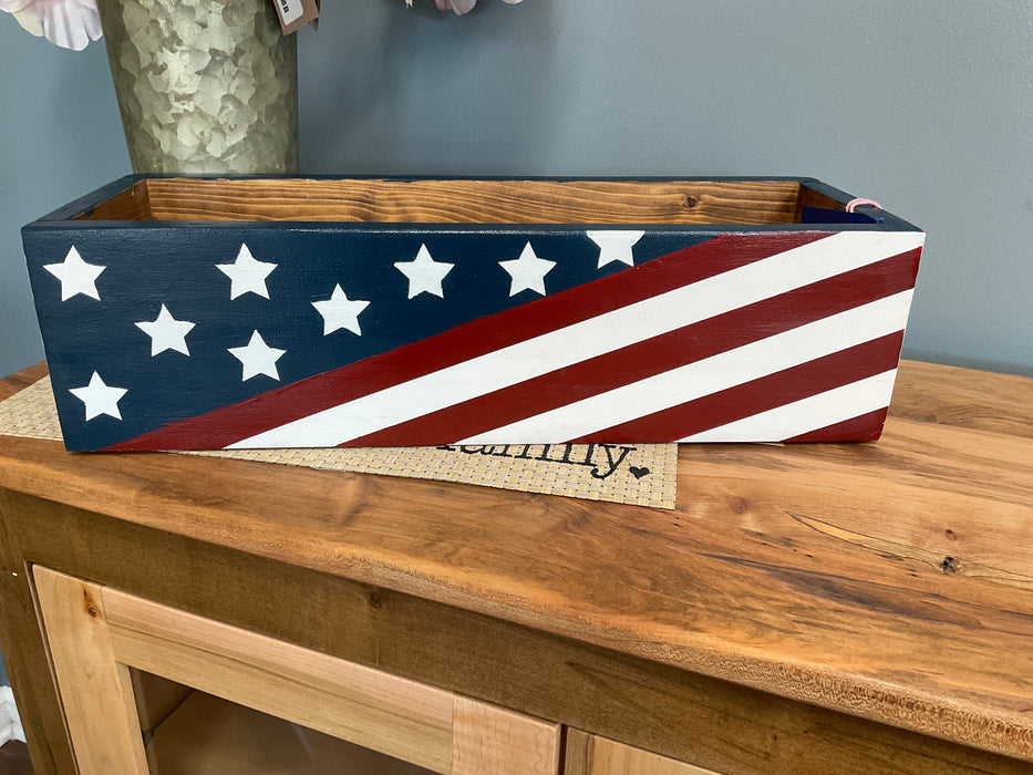 Wood box - Patriotic