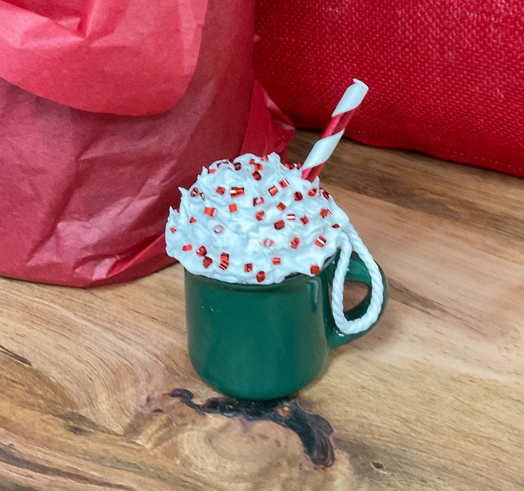 Christmas Ornament - Green Cup