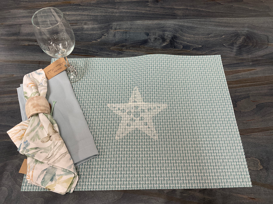 Placemat - White Starfish