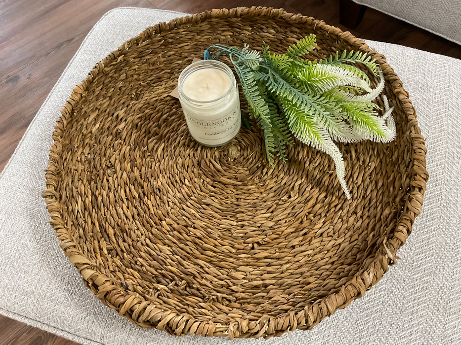 Seagrass Round Tray