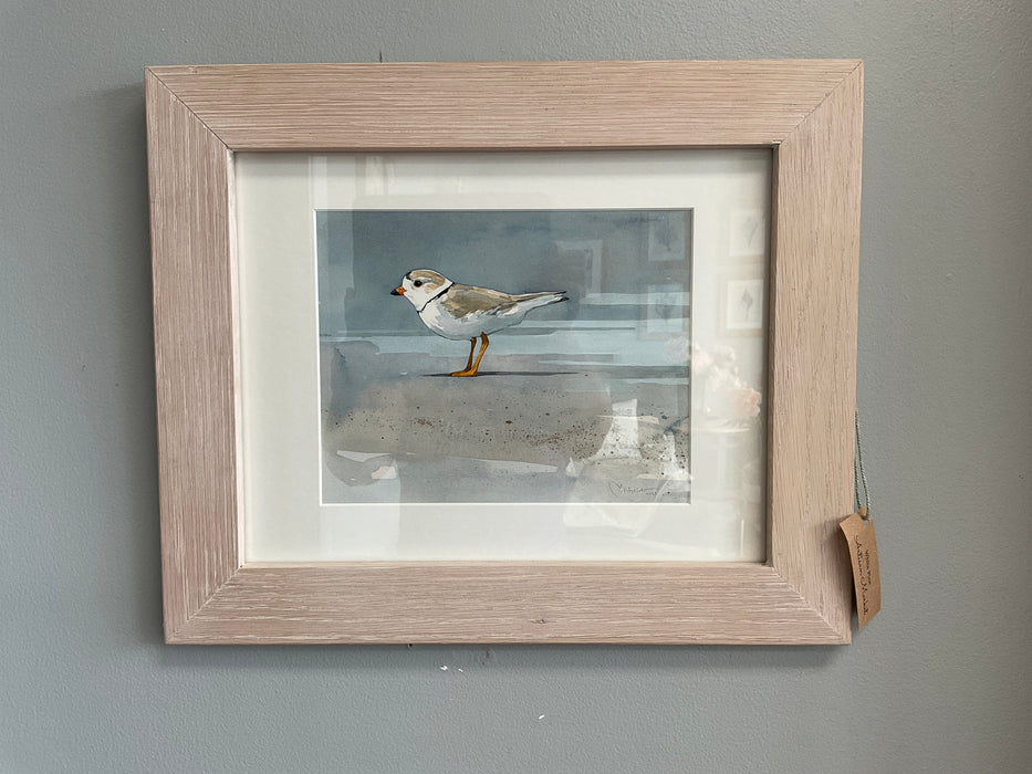 Framed Watercolor Print - Sandpiper