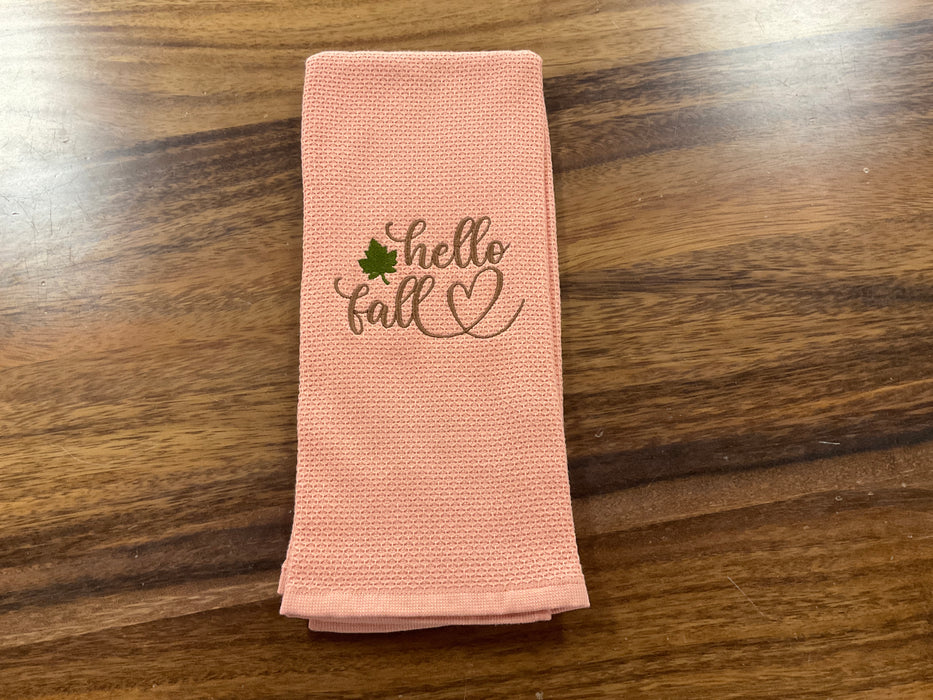 Dish towel - hello fall