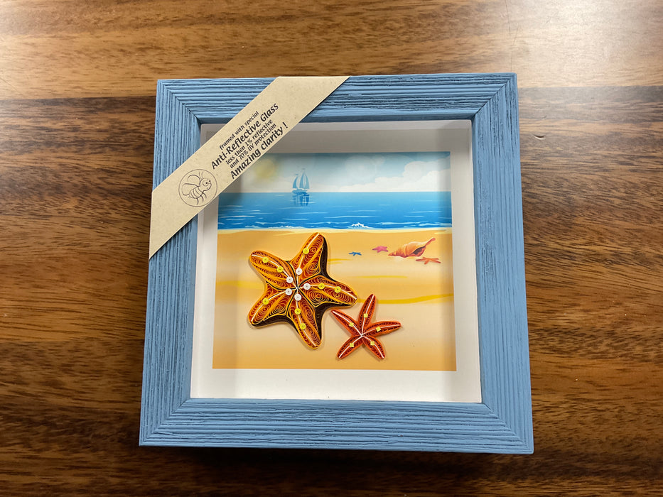 Shadow box frame - Quilling art