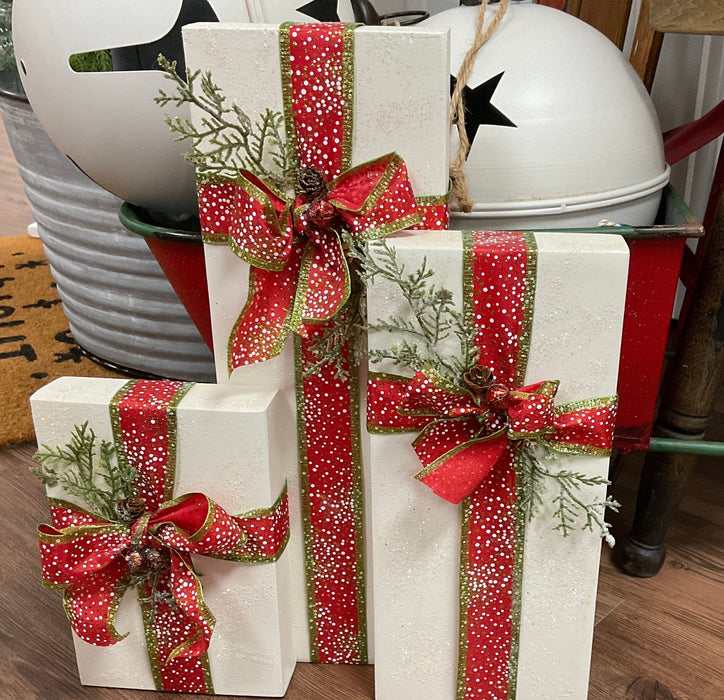 Wood Christmas presents