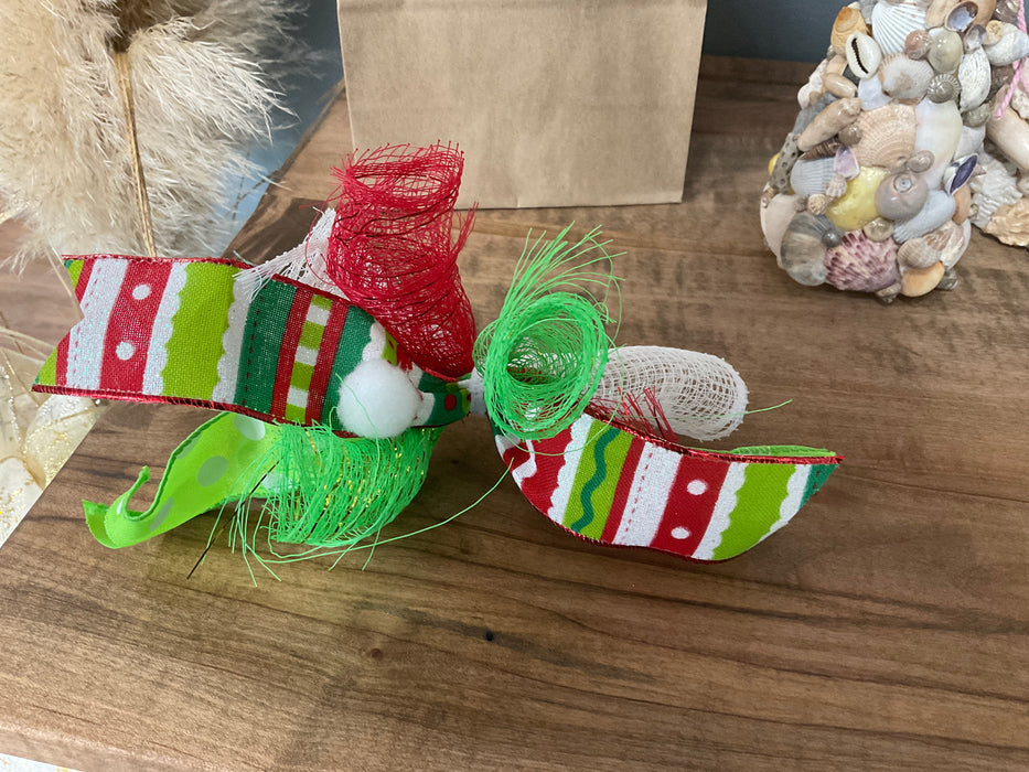 Grinch bow