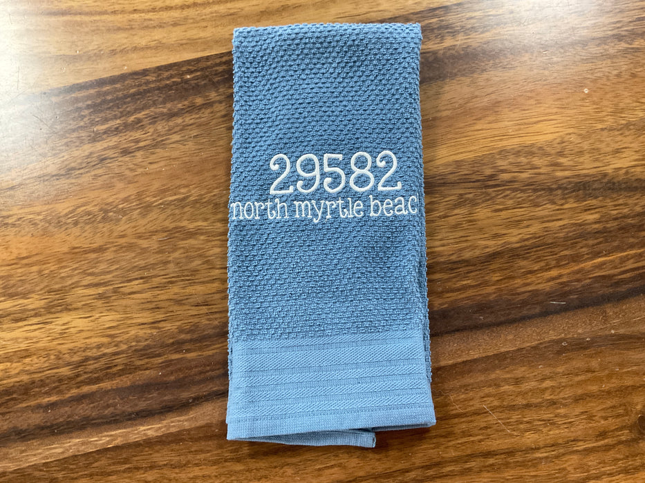 Dish towel - town/zip