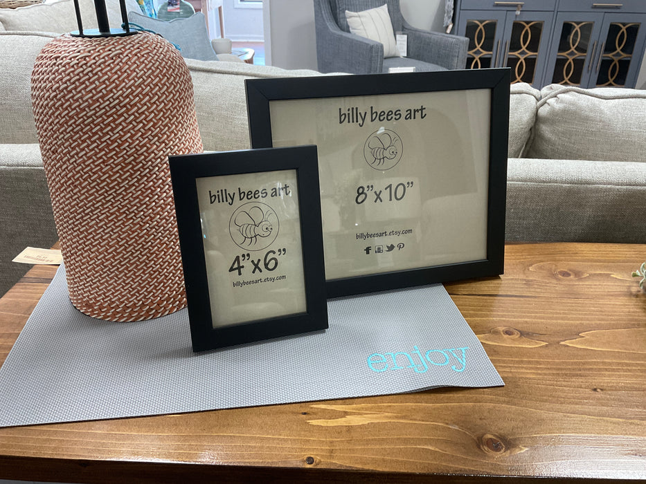 Black trim photo frame