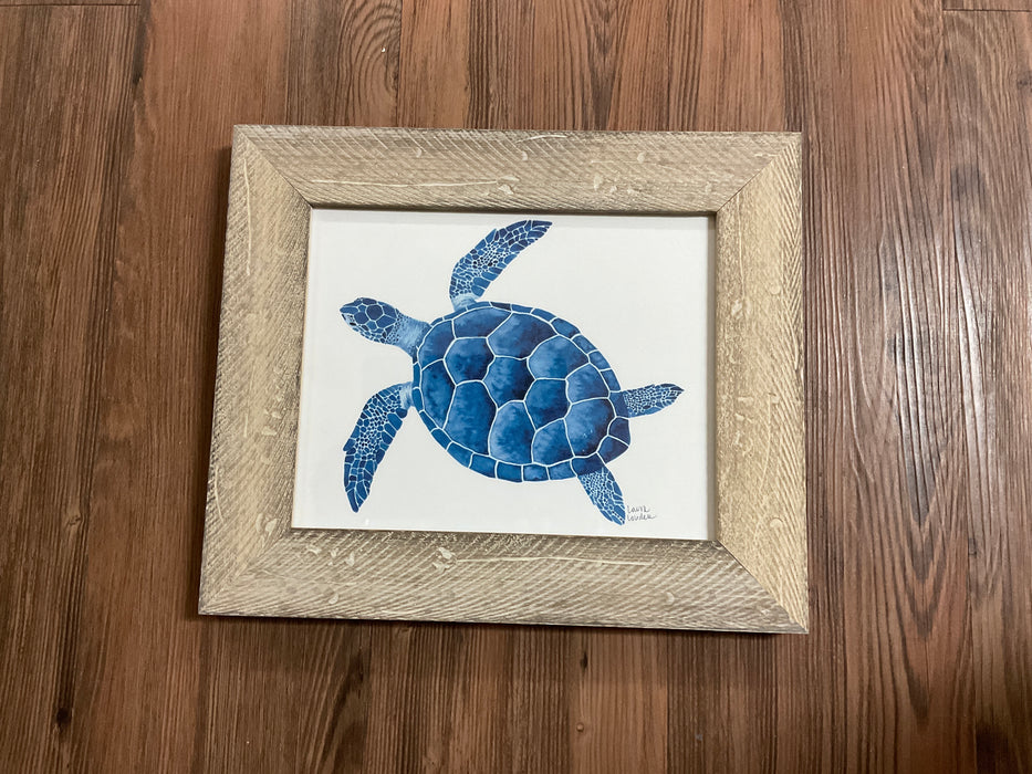 Framed sea life artwork - Turtle