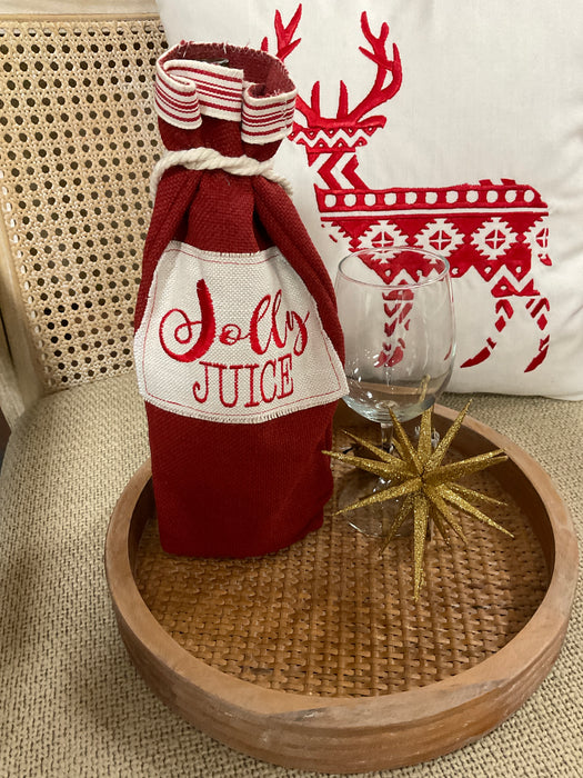 Christmas Wine Bag