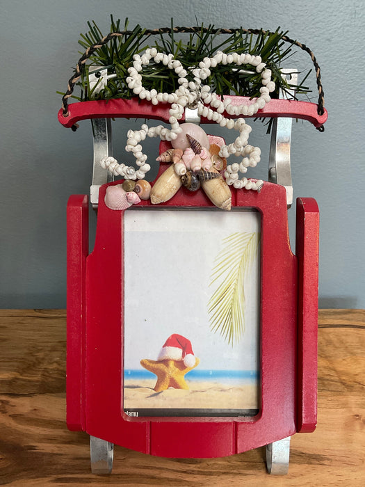 Christmas Sleigh Picture Frame