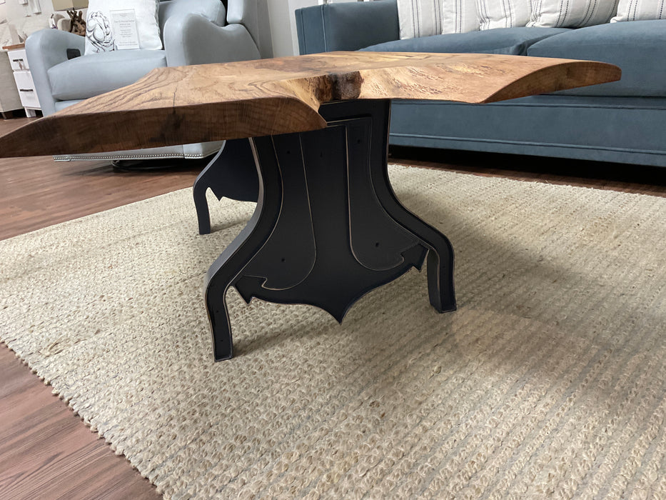 Anchor base coffee table - oak