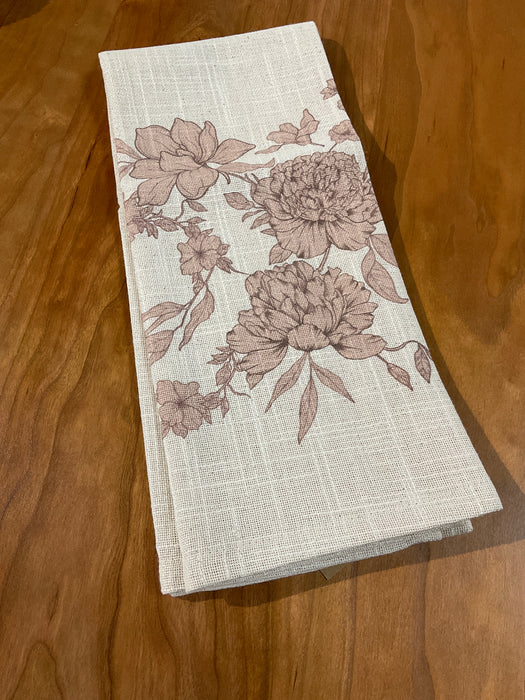 Tea towels - Sepia Florals