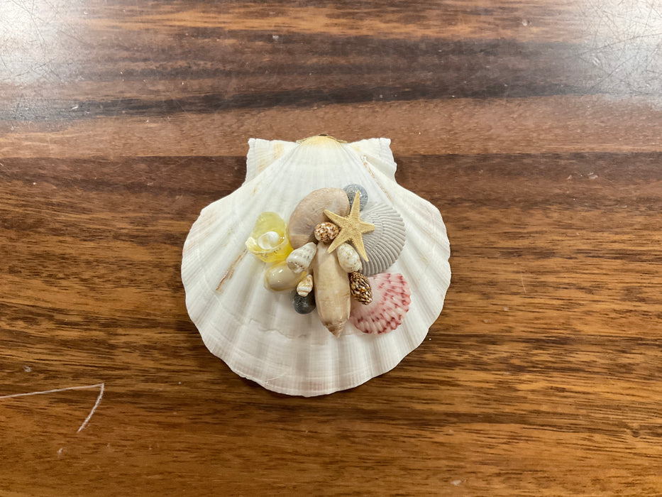 Christmas Shell Ornament