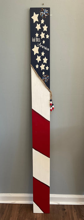 Skinny door leaner - Patriotic