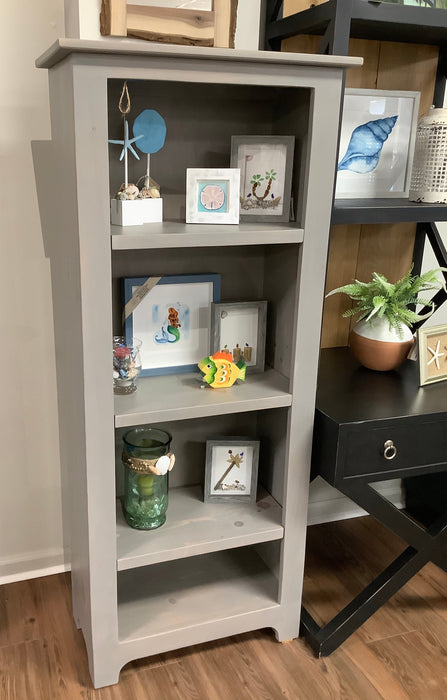 Harper Woods Bookcase - Weathered Grey